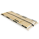 Comfortabele bedbodem met massief beukenhouten frame en sbs rubberen doppen - 80 x 200 cm / Nee / Vast - Bedden &