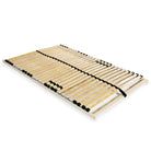 Comfortabele bedbodem met massief beukenhouten frame en sbs rubberen doppen - 100 x 200 cm / Nee / Vast - Bedden &
