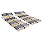 Comfortabele bedbodem met massief beukenhouten frame en sbs rubberen doppen - 80 x 200 cm / 42 latten - Bedden &