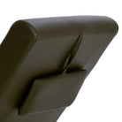 Comfortabele chaise longue met gegalvaniseerd stalen poten en tijdloos ontwerp - Bruin / 1 - Chaises longues