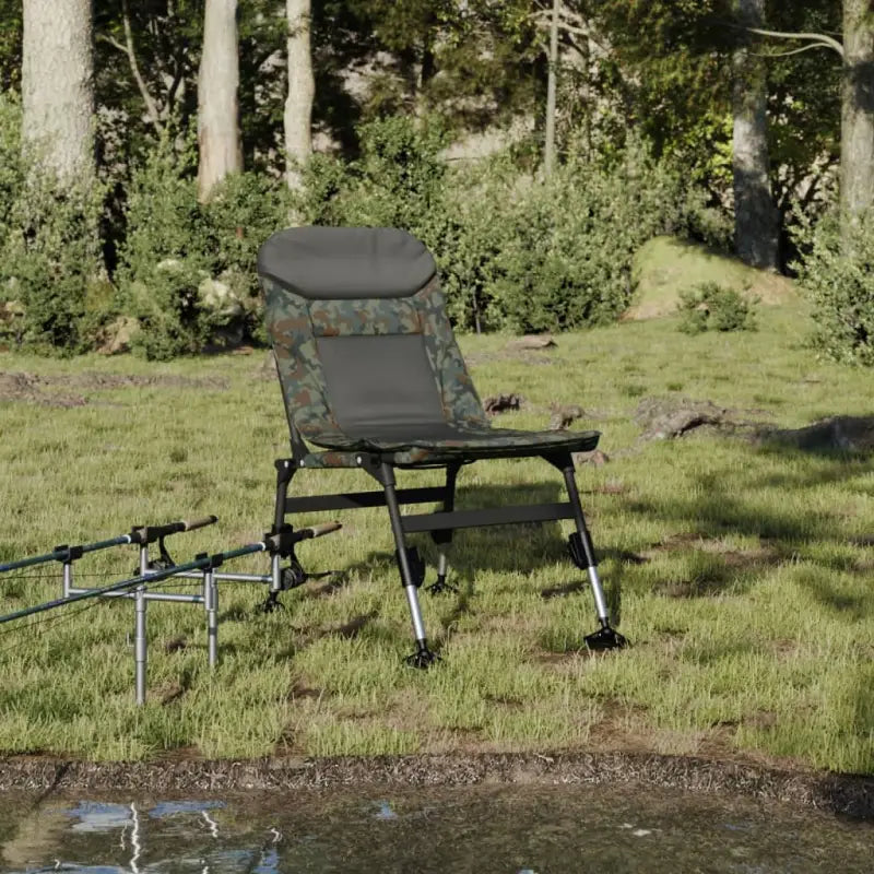 Comfortabele en stevige visstoel voor buitengebruik - Camouflage / 1 - Tuinstoelen