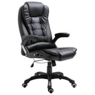 Comfortabele ergonomische bureaustoel met hoge rug en armleuningen - Zwart / 1 - Bureaustoelen