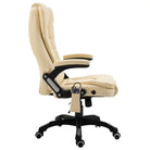 Comfortabele ergonomische bureaustoel met hoge rug en luxe ontwerp - Crème / 1 - Bureaustoelen