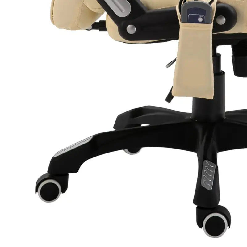 Comfortabele ergonomische bureaustoel met hoge rug en luxe ontwerp - Crème / 1 - Bureaustoelen