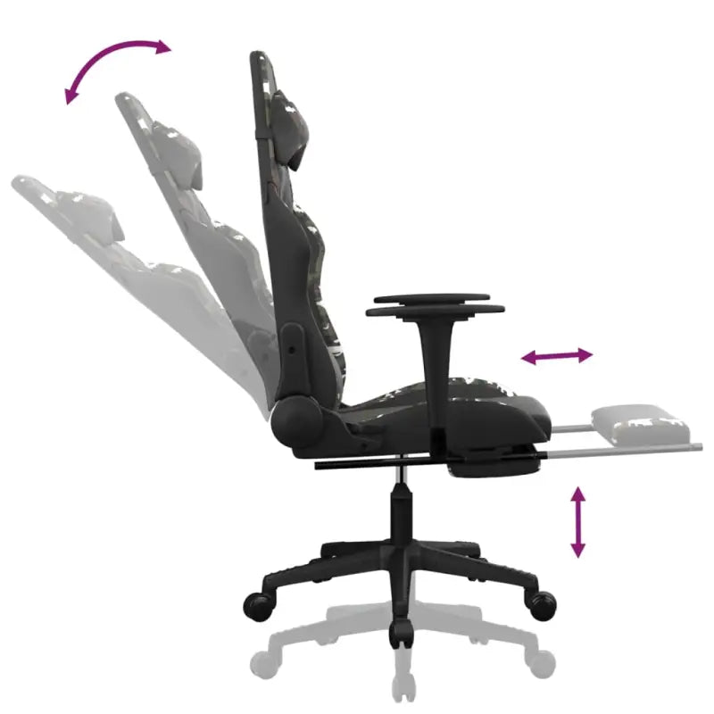 Comfortabele gamestoel met duurzaam kunstleer en eenvoudige reiniging - Gamingstoelen