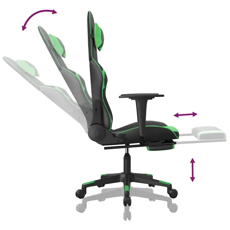 Comfortabele gamingstoel met duurzaam kunstleer en vlekbestendige afwerking - Gamingstoelen