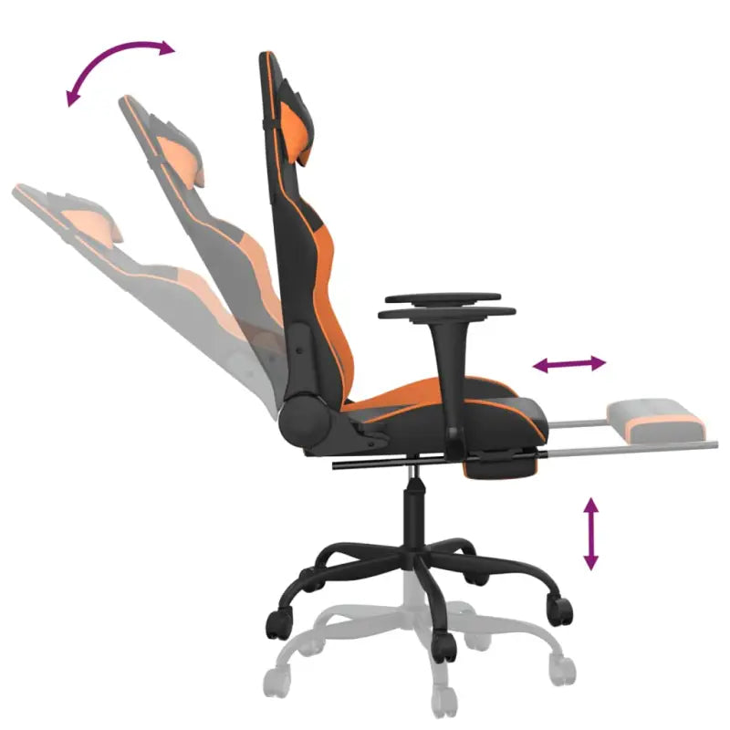 Comfortabele gamingstoel met duurzaam kunstleer en vlekbestendige afwerking - Gamingstoelen