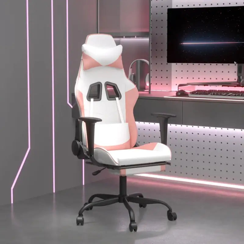 Comfortabele gamingstoel met duurzaam vlekbestendig kunstleer - Gamingstoelen