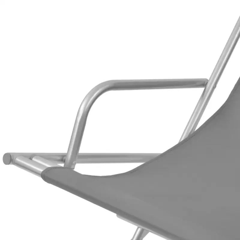 Comfortabele ligstoelen met gepoedercoat stalen frame voor de tuin - Ligstoelen
