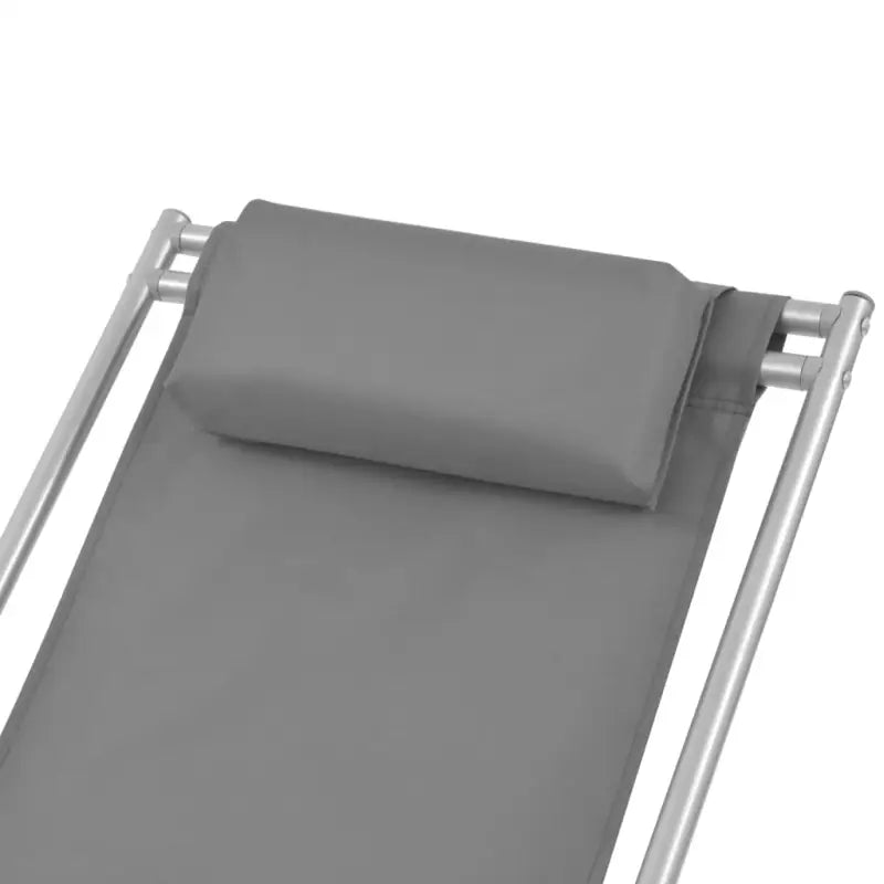 Comfortabele ligstoelen met gepoedercoat stalen frame voor de tuin - Ligstoelen