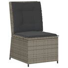 Comfortabele loungeset met verstelbare tuinbank van gepoedercoat staal - Tuinsets