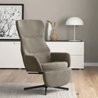 Comfortabele relaxstoel met voetensteun voor ontspanning - Lichtgrijs / 1 / Met voetensteun - Fauteuils & Relaxfauteuils