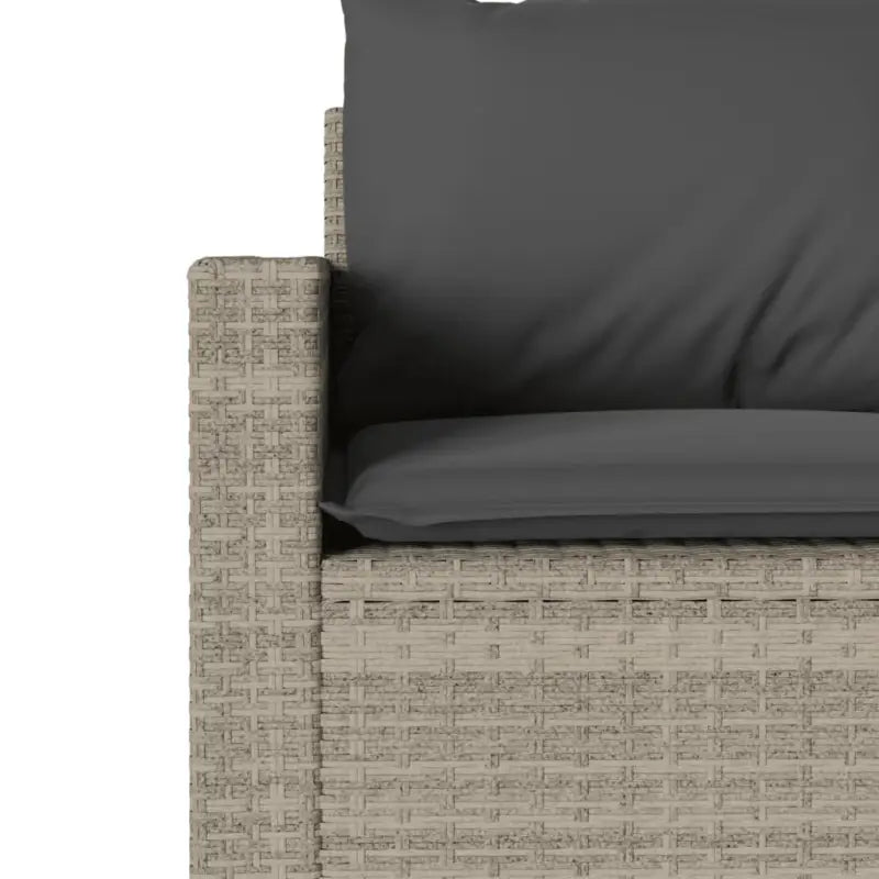Comfortabele tuinbank van poly rattan met wasbare hoes - Loungebanken