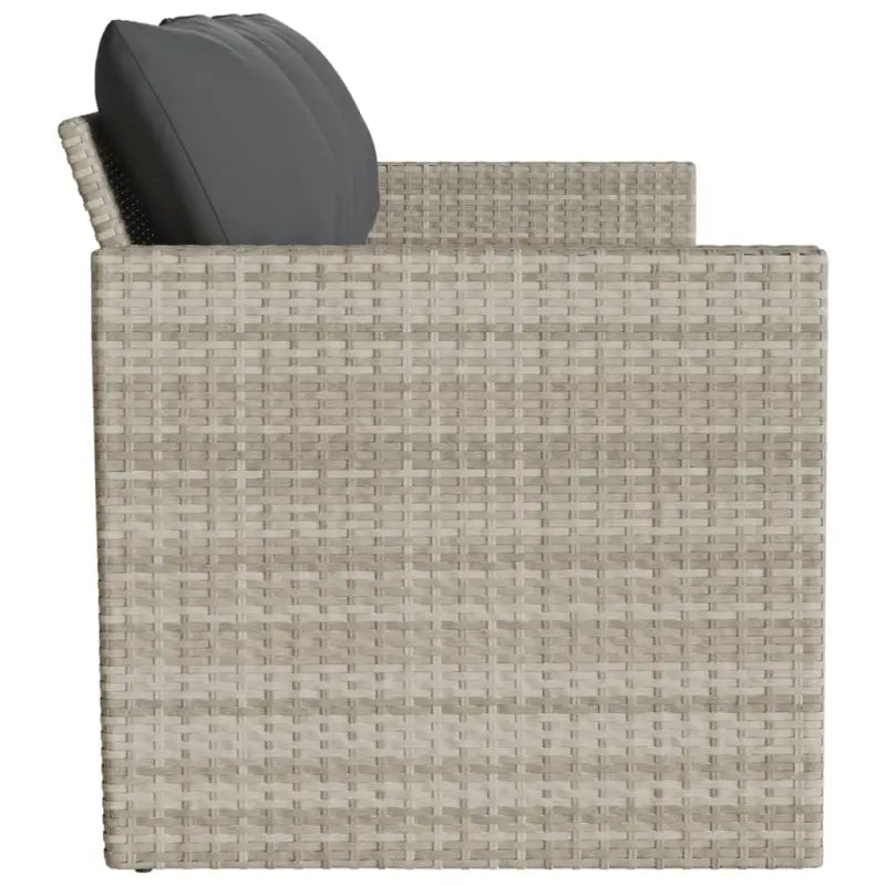 Comfortabele tuinbank van poly rattan met wasbare hoes - Loungebanken