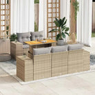 Comfortabele tuinset in grijs materiaal met waterdichte tas en gepoedercoat staal - Beige en grijs / met opbergruimte