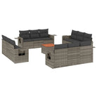 Comfortabele tuinset in grijs materiaal met waterdichte tas en gepoedercoat staal - Tuinsets