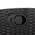 Comfortabele tuinset met poly rattan en gemakkelijk schoon te maken - Tuinsets