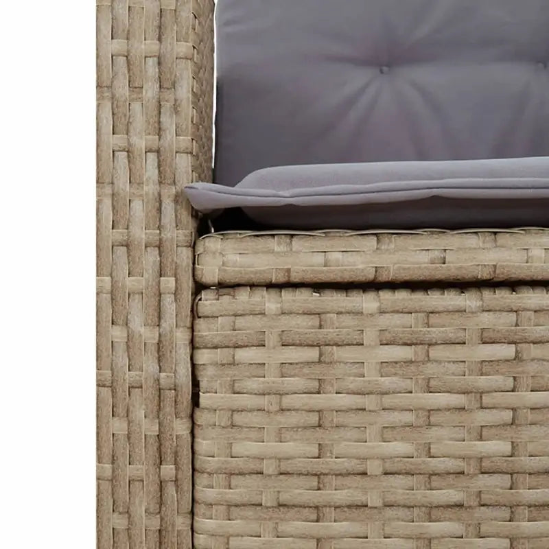 Comfortabele tuinset met poly rattan en gemakkelijk schoon te maken - Tuinsets