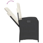 Comfortabele tuinset met poly rattan en gemakkelijk schoon te maken - Tuinsets