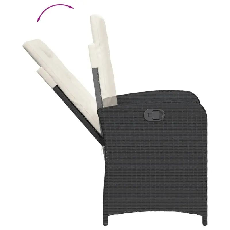Comfortabele tuinset met poly rattan en gemakkelijk schoon te maken - Tuinsets