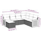 Comfortabele tuinset van grijs materiaal en gepoedercoat staal - Grijs en blauw / Zonder tafel - Tuinsets