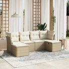 Comfortabele tuinset van zwart gepoedercoat staal met ruime afmetingen - beige en crèmekleurig / zonder opbergruimte