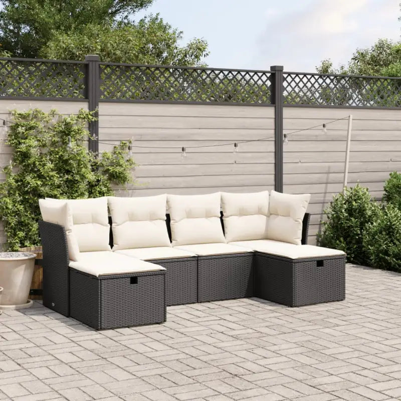 Comfortabele tuinset van zwart gepoedercoat staal met ruime afmetingen - Tuinsets