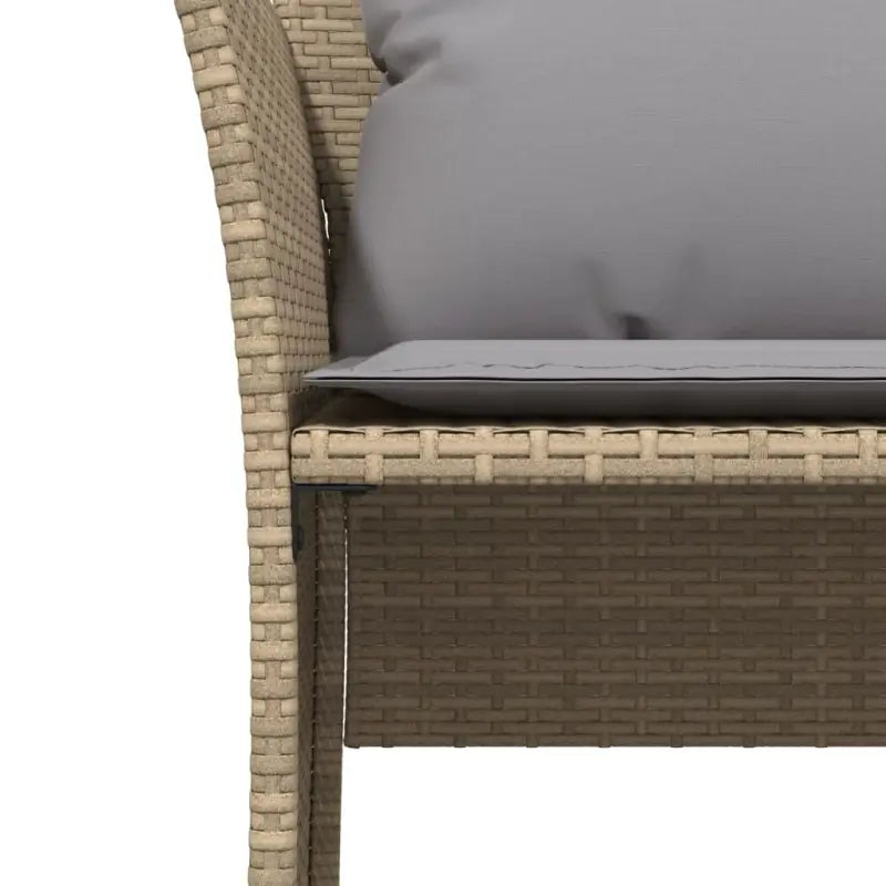 Comfortabele tuinstoel met poly rattan en zachte materiaal vulling - Tuinsets