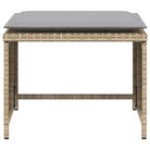 Comfortabele tuinstoel met poly rattan en zachte materiaal vulling - Tuinsets