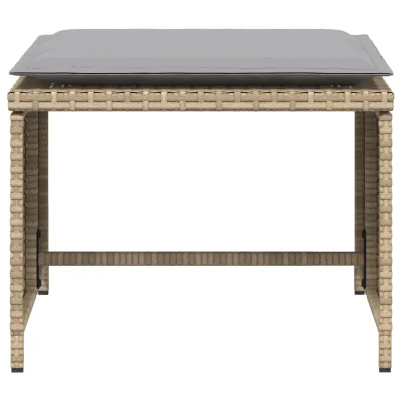 Comfortabele tuinstoel met poly rattan en zachte materiaal vulling - Tuinsets