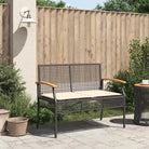 Comfortabele tuinstoelen van poly rattan met wasbare hoes - Tuinbanken