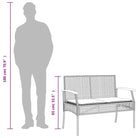 Comfortabele tuinstoelen van poly rattan met wasbare hoes - Tuinbanken