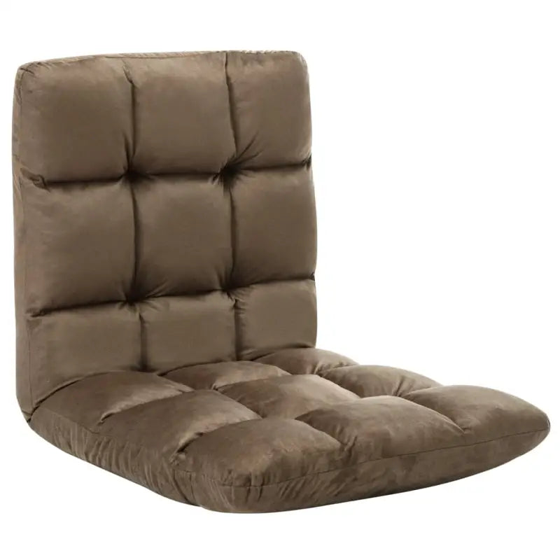 Comfortabele vloerstoel met eenvoudige opslag voor binnen en buiten gebruik - Taupe / 1 - Chaises longues