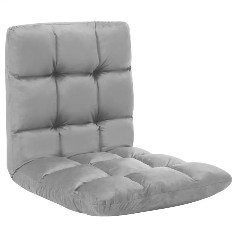 Comfortabele vloerstoel met eenvoudige opslag voor binnen en buiten gebruik - Lichtgrijs / 1 - Chaises longues