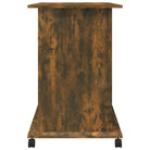 Compact bewerkt hout bureau voor laptops en desktops met moderne uitstraling - Bureaus