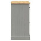 Compact dressoir met massief grenenhout en metalen handgrepen - Dressoirs & buffetkasten