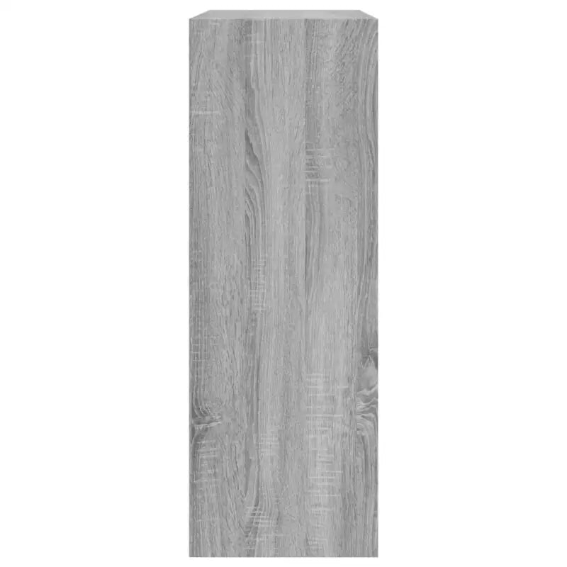 Schoenenkast 80X34X96,5 Cm Bewerkt Hout Eikenkleur Grijs Sonoma
