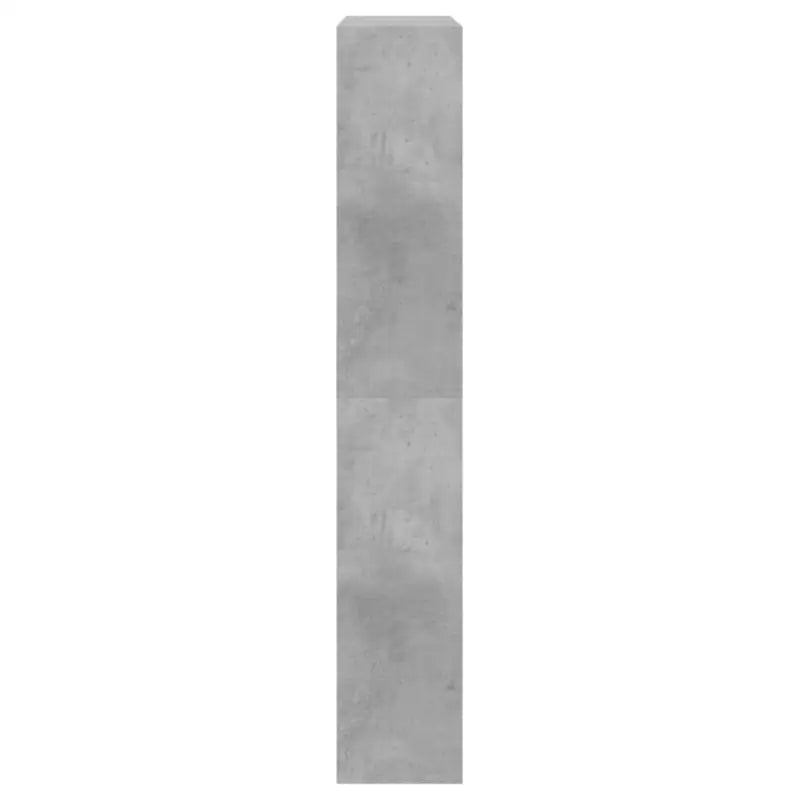 Schoenenkast 80X21X125,5 Cm Bewerkt Hout Betongrijs