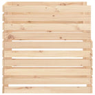 Compostbak met grote inhoud van massief grenenhout - Compostbakken
