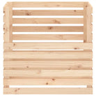 Compostbak met grote inhoud van massief grenenhout - Compostbakken