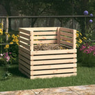 Compostbak met grote inhoud van massief grenenhout - Compostbakken
