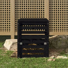 Compostbak met grote inhoud van massief grenenhout voor tuinafval - Compostbakken