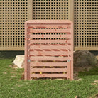 Compostbak met grote inhoud van massief grenenhout voor tuinafval - Natuurlijk douglashout / 82.5 x 82.5 x 99.5 cm / 1