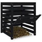 Compostbak met grote inhoud van massief grenenhout voor tuinafval - Compostbakken