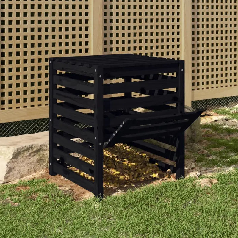 Compostbak met grote inhoud van massief grenenhout voor tuinafval - Compostbakken