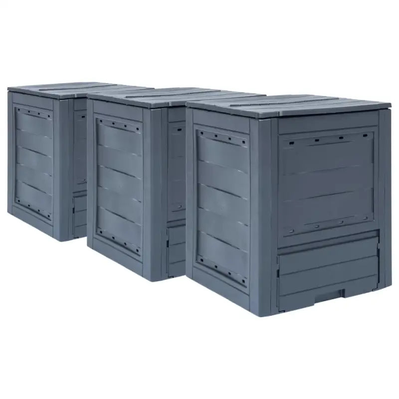 Compostbakken in rattan-look met optimale irrigatie en levering bevat - 1 / 780 l - Compostbakken