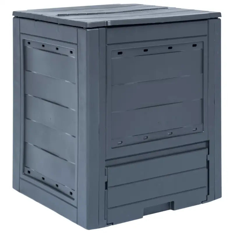 Compostbakken in rattan-look met optimale irrigatie en levering bevat - 1 / 260 l - Compostbakken