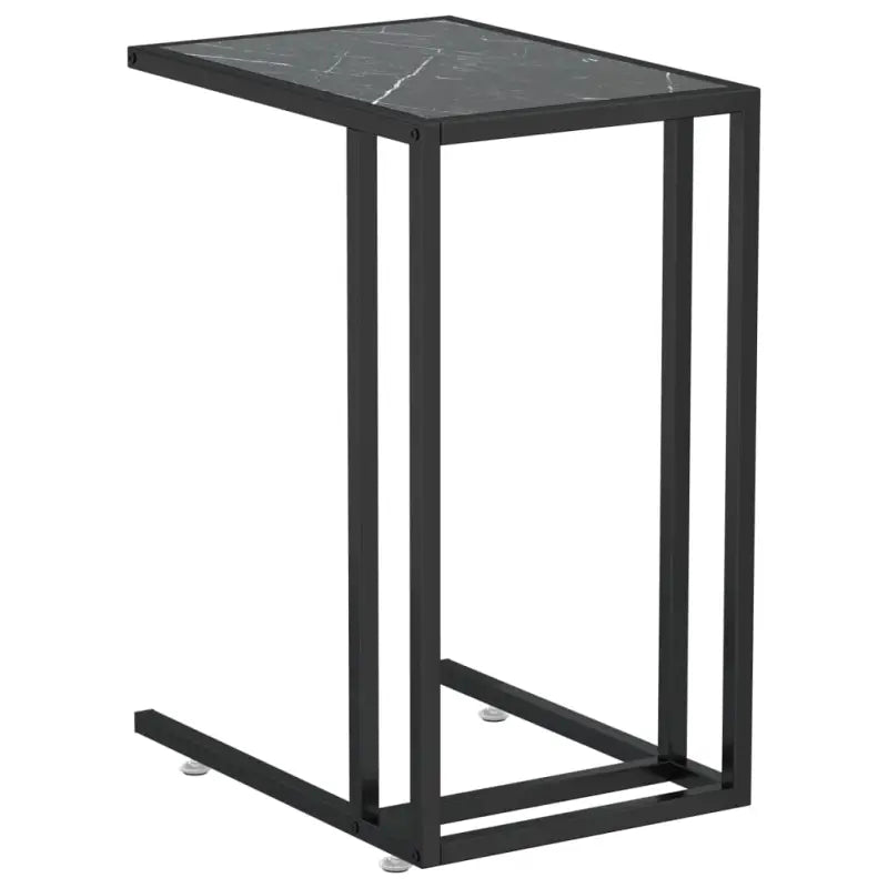 Computer bijzettafel met gehard glas voor een trendy uitstraling - Bijzettafels