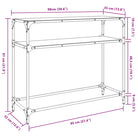 Consoletafel met glazen blad als stijlvol middelpunt van je kamer - Consoletafels
