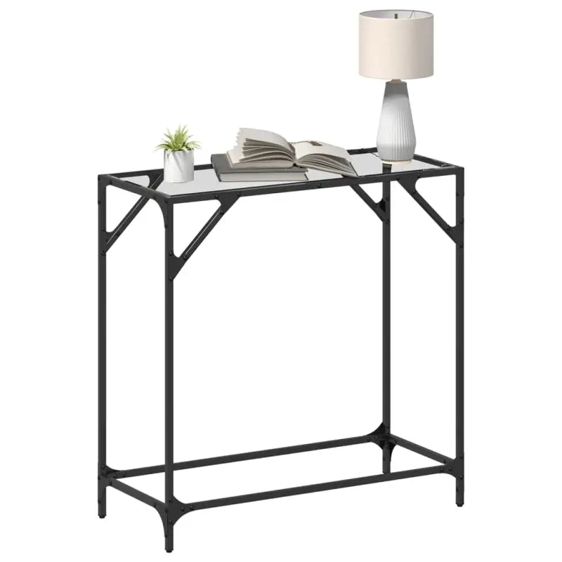 Consoletafel met glazen blad voor functionaliteit en decoratie - Consoletafels